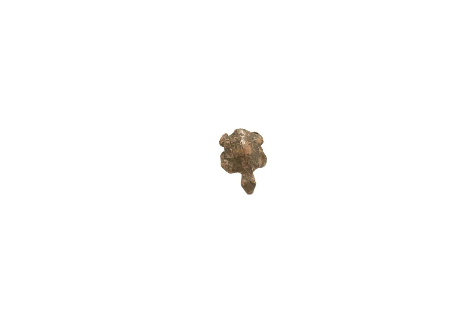 Vintage African Bronze Turtle Ring