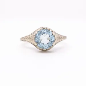 Vintage Aquamarine Ring