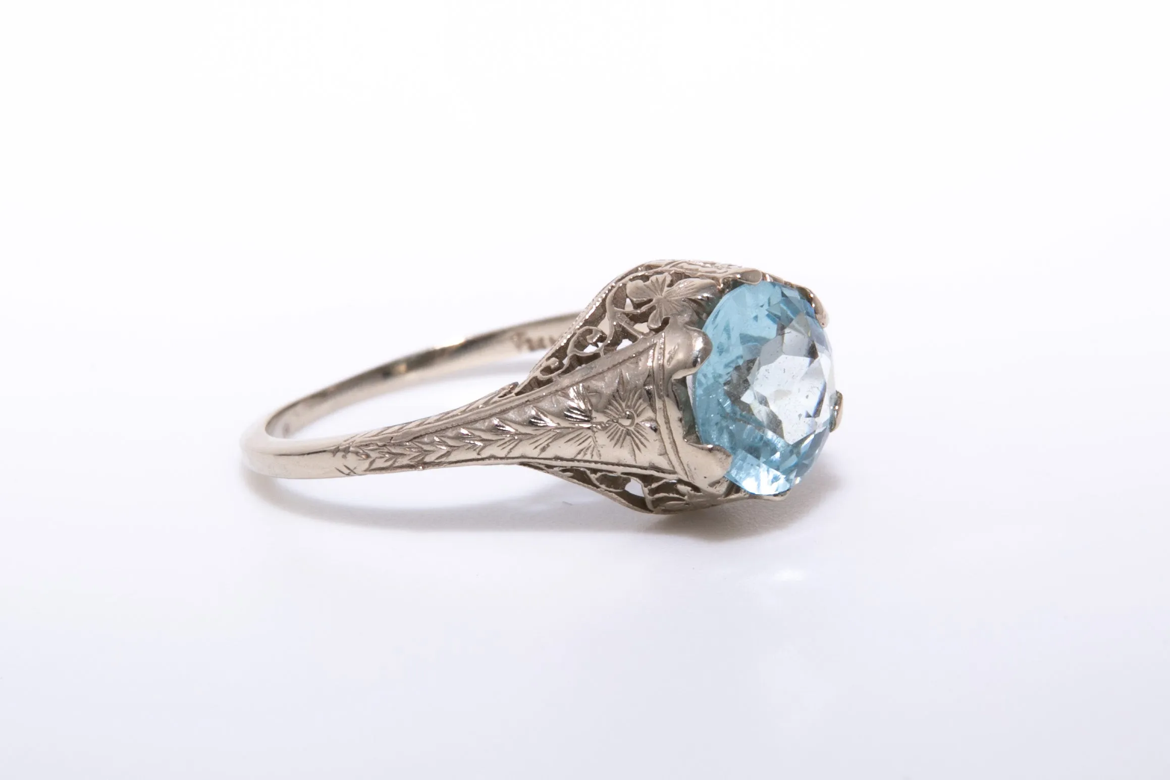 Vintage Aquamarine Ring