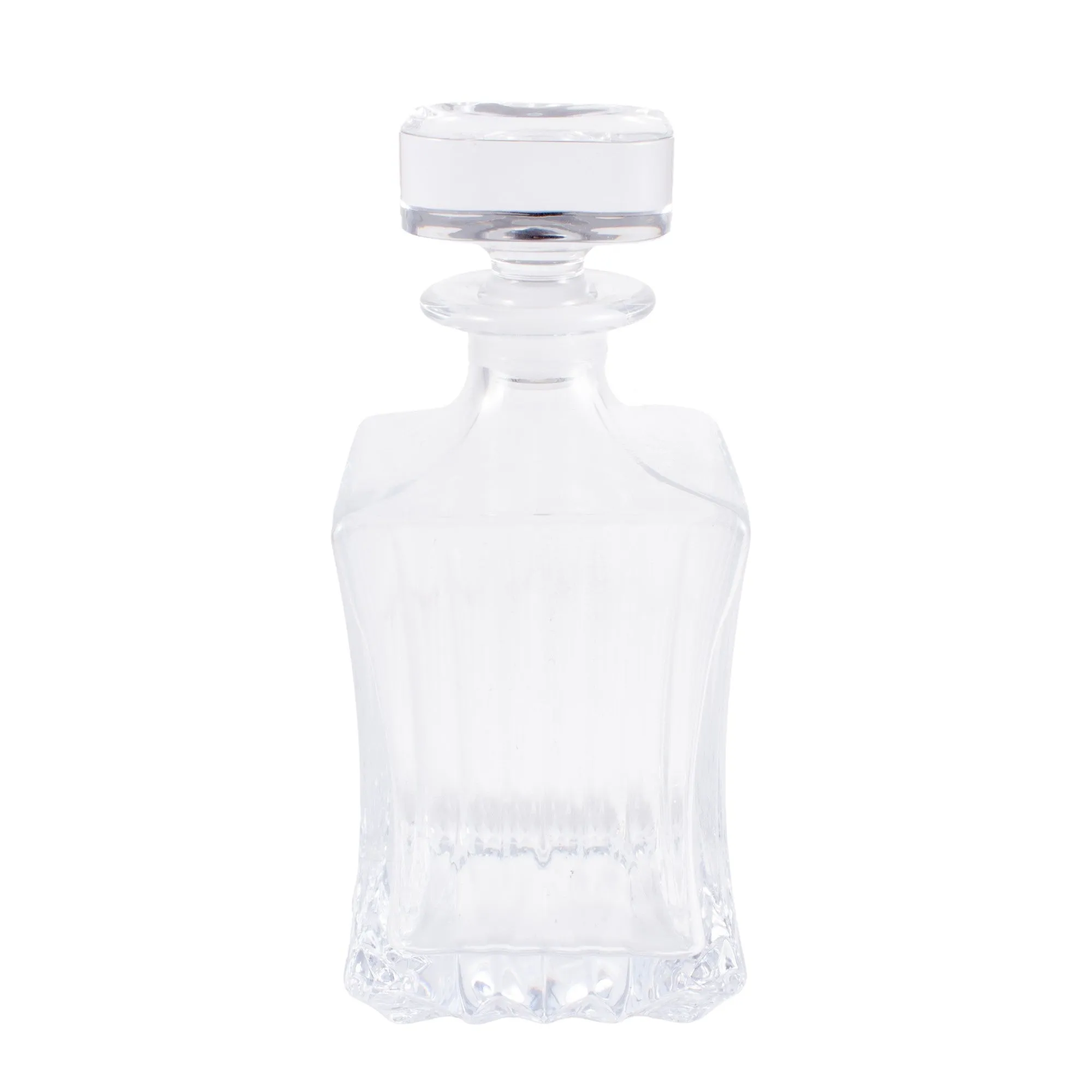 Vintage French Heavy Glass Decanter
