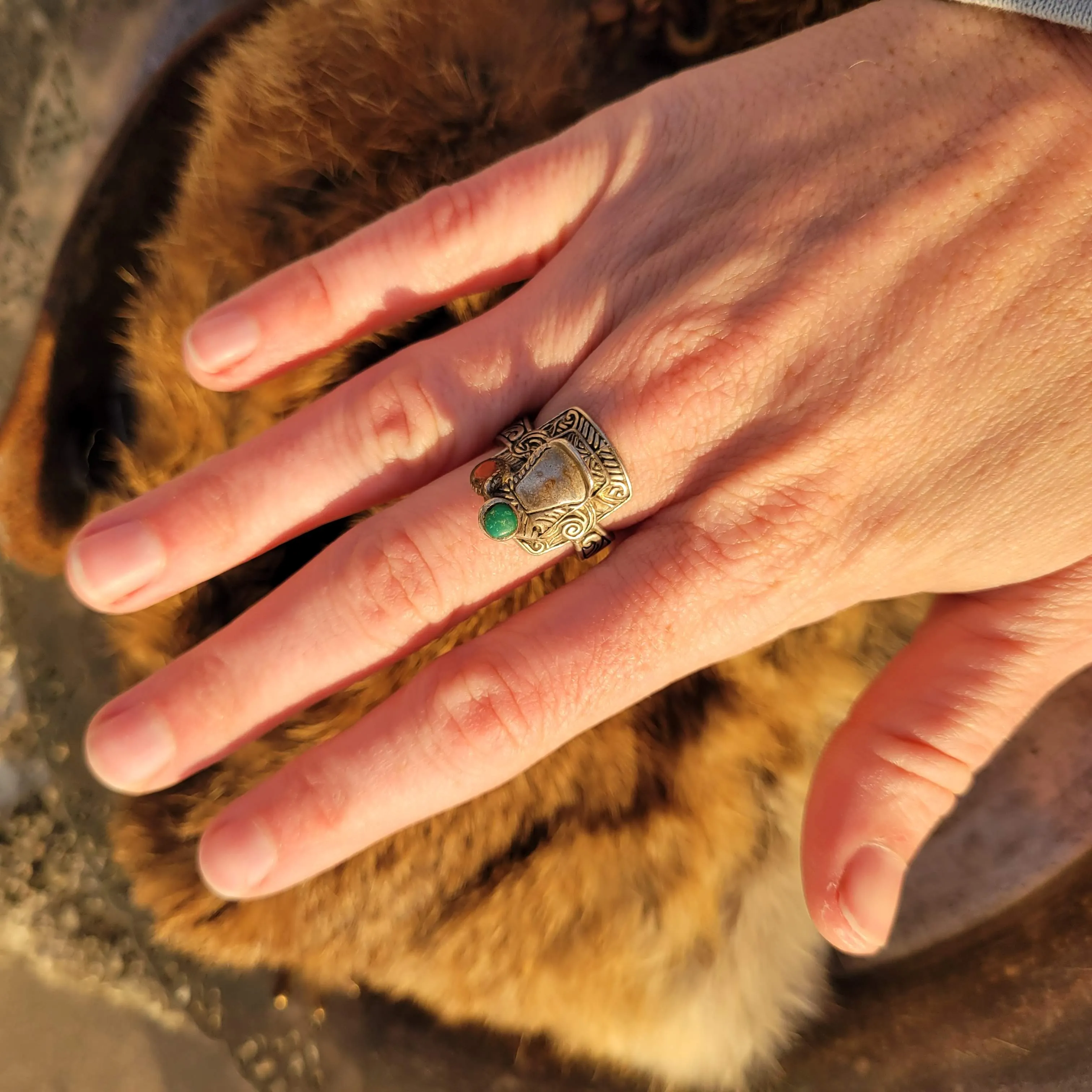 Vintage Saddle Ring - Sz 6.5