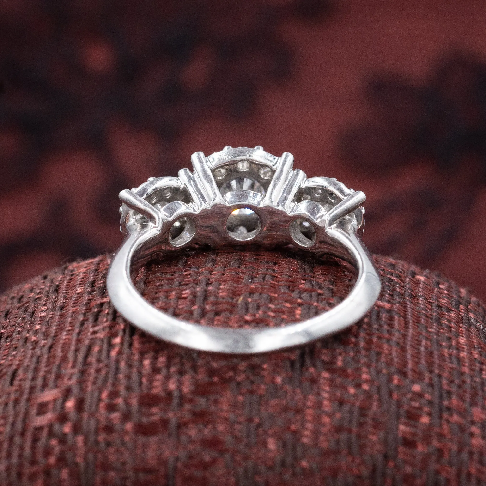 Vintage Three Stone Diamond Ring
