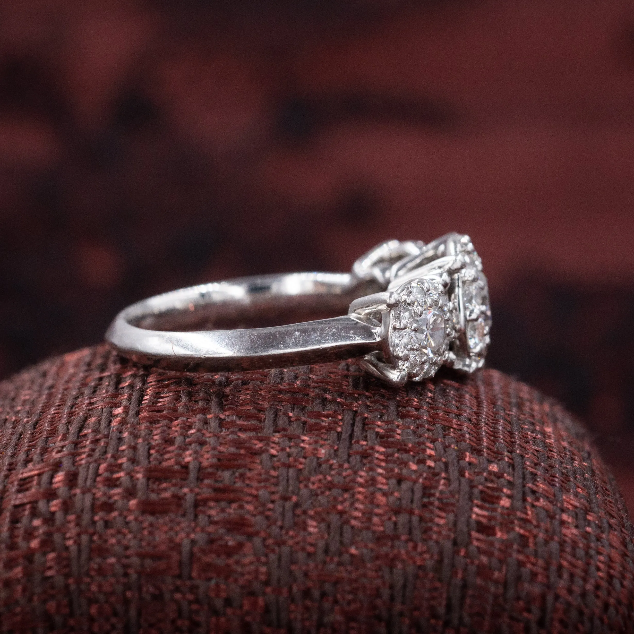Vintage Three Stone Diamond Ring