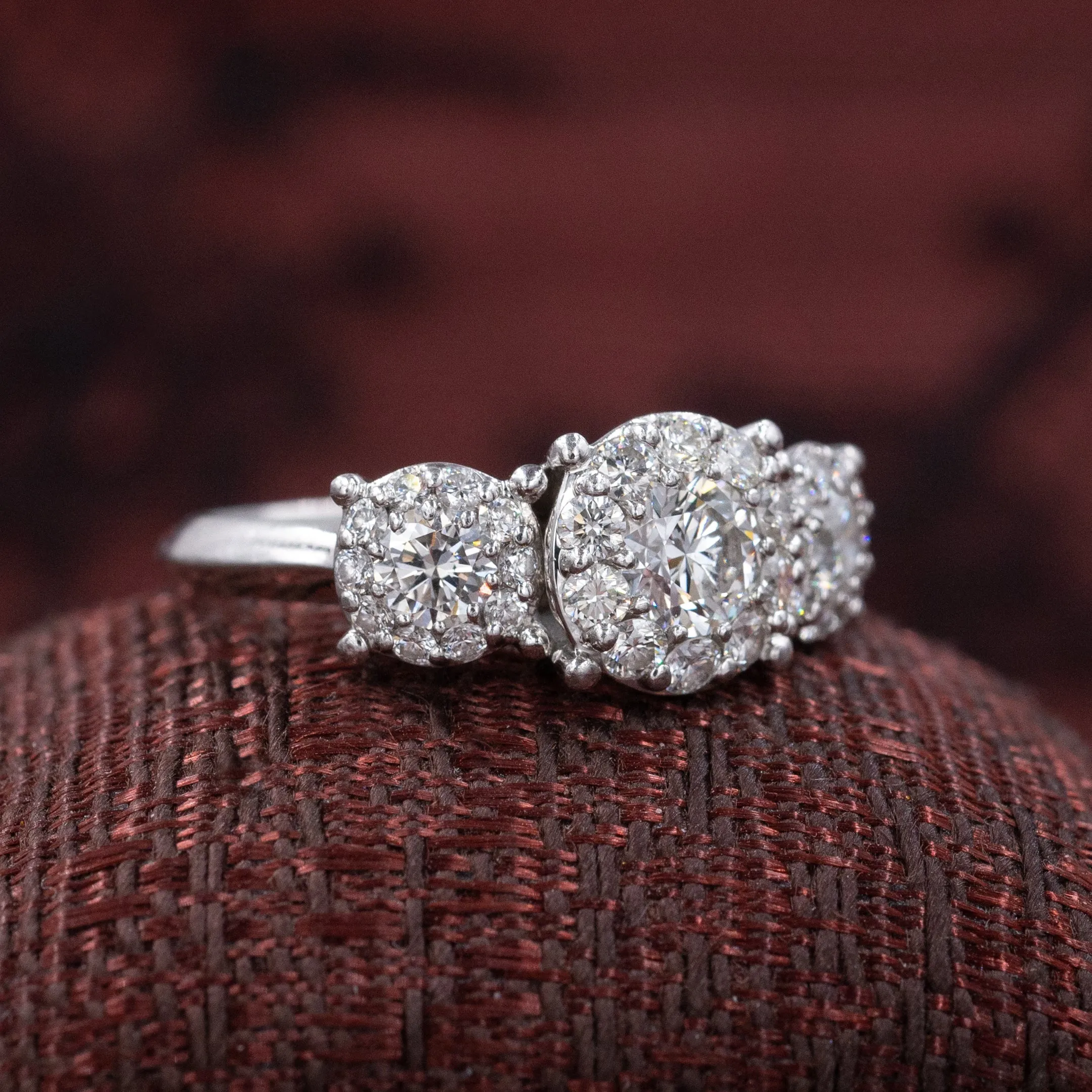 Vintage Three Stone Diamond Ring