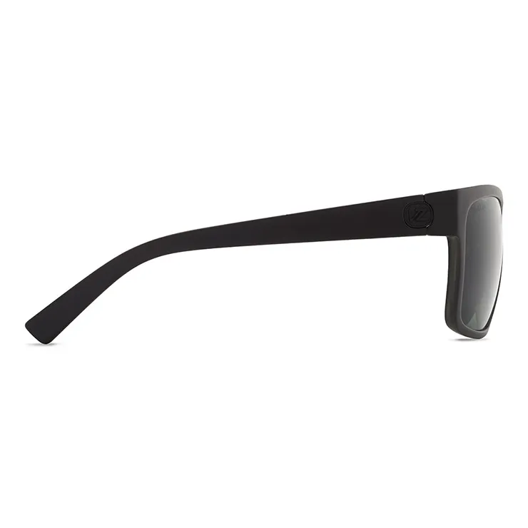 VonZipper Dipstick Polarized Sunglasses - Black Satin/Vintage Gray