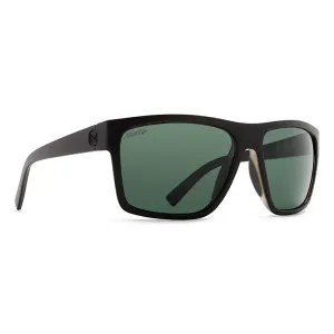 VonZipper Dipstick Polarized Sunglasses - Black Satin/Vintage Gray