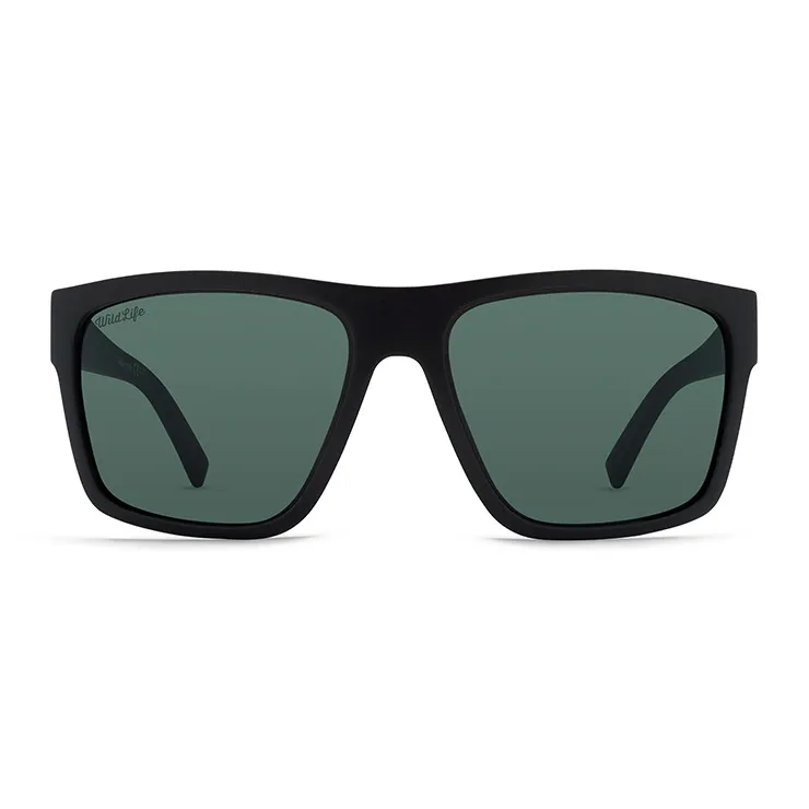 VonZipper Dipstick Polarized Sunglasses - Black Satin/Vintage Gray