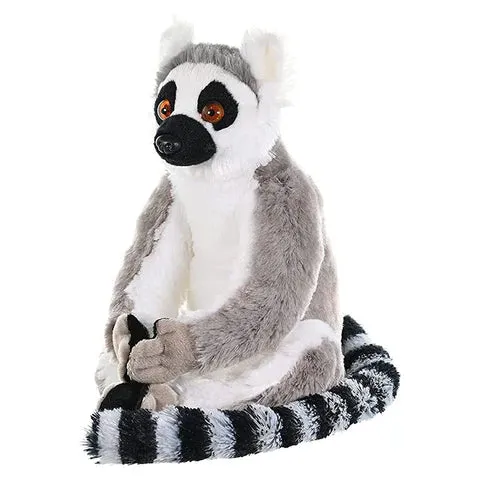 Wild Republic Cuddlekins Ring Tailed Lemur Stuffed Animal - 12"