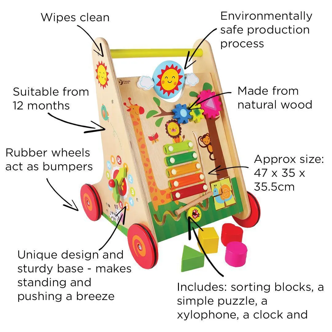 Wooden Learning Activity Walker