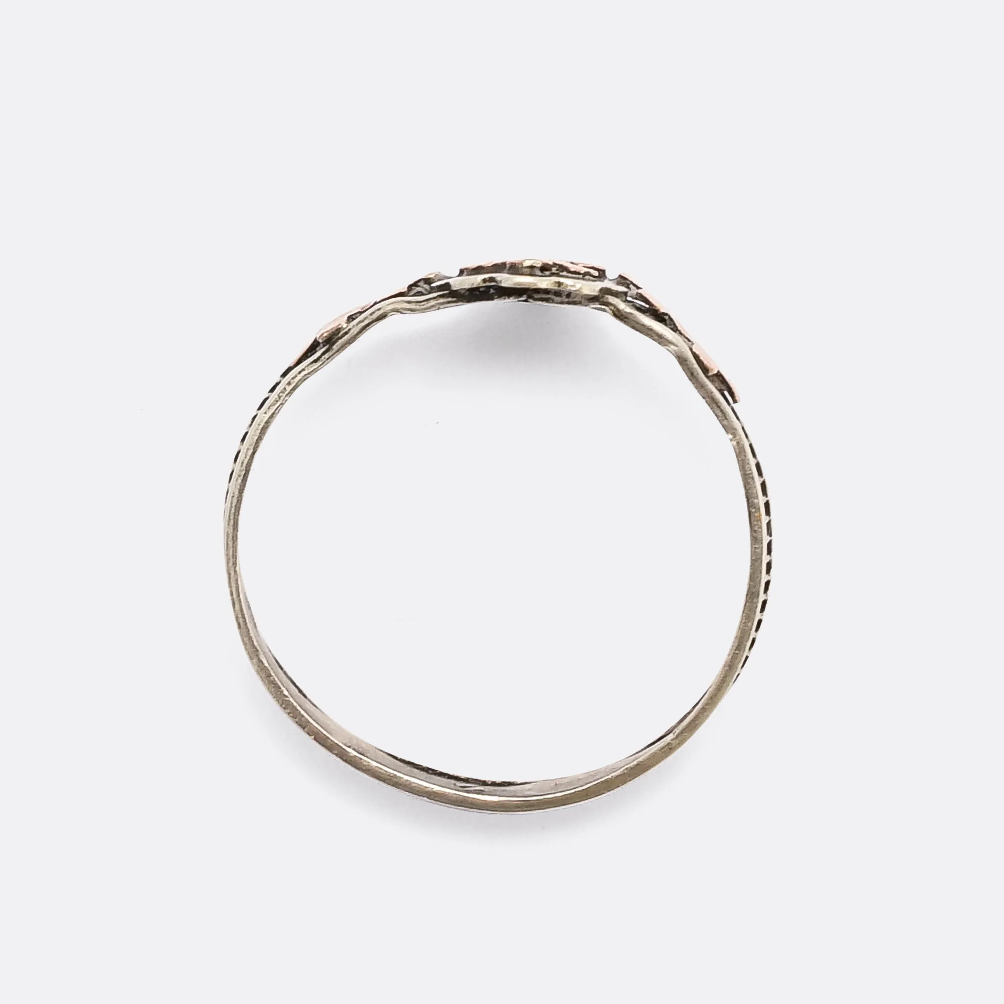 WW2 Free France Cross of Lorraine Ring