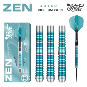 Zen Jutsu 2.0 Steel Tip Dart Set-80% Tungsten Barrels